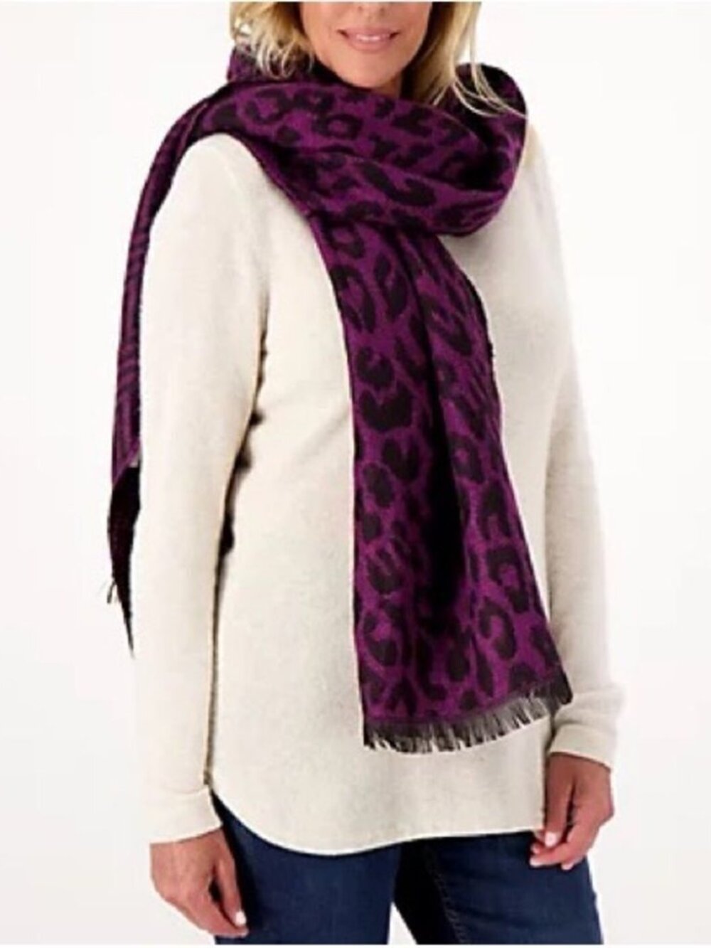 Belle by Kim Gravel Reversibelle Printed Scarf